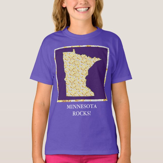 MINNESOTA ROCKS T-Shirt (Front)