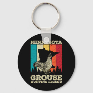 Minnesota Ruffed Grouse Quote For A Ruffed Grouse Key Ring