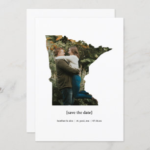 Minnesota Save the Date Photo Card