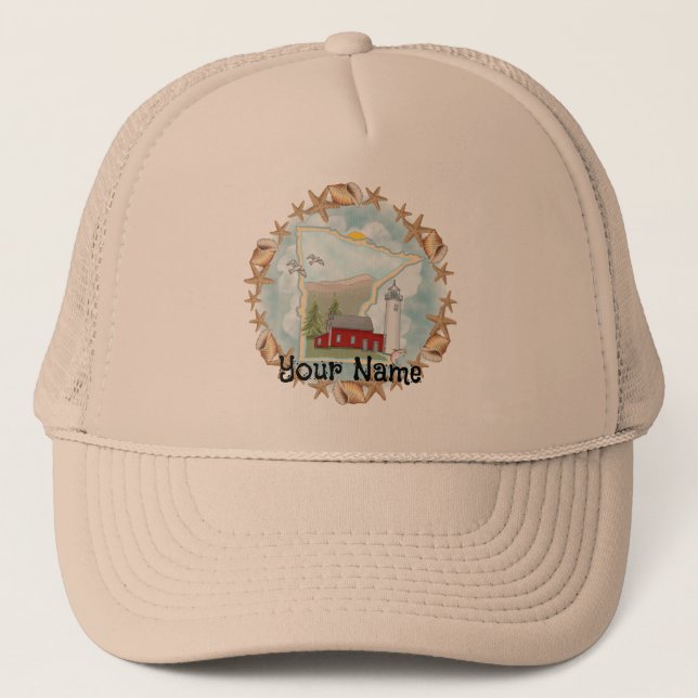 Minnesota Shells Lighthouse  hat (Front)