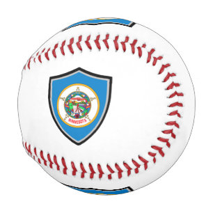 Minnesota shield flag baseball