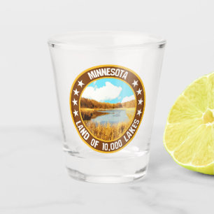 Minnesota shot glass