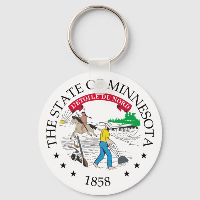 Minnesota sign key ring (Front)