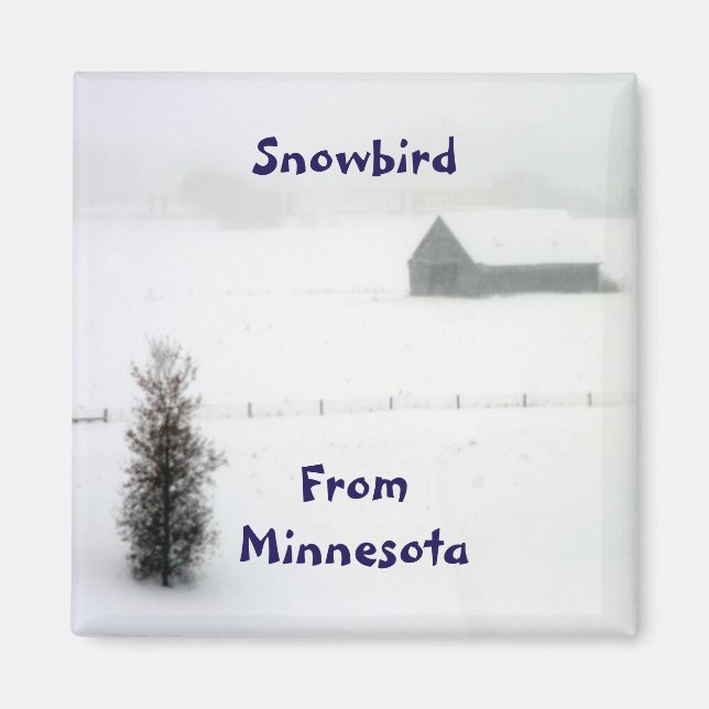 Minnesota Snowbird Magnet (Front)