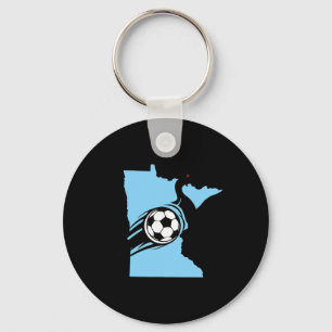 Minnesota Soccer Loon  Key Ring