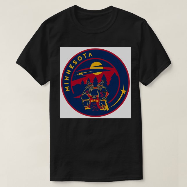 Minnesota Sports Logo T-Shirt (Design Front)