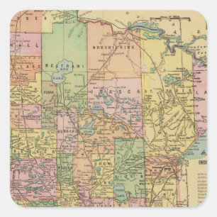 Minnesota Square Sticker