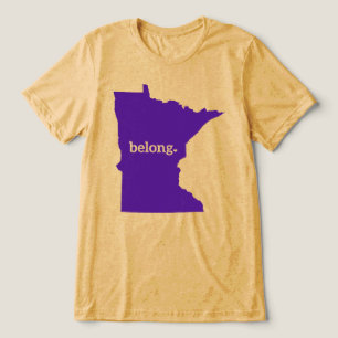 Minnesota State Belong State Pride Tri-Blend Shirt