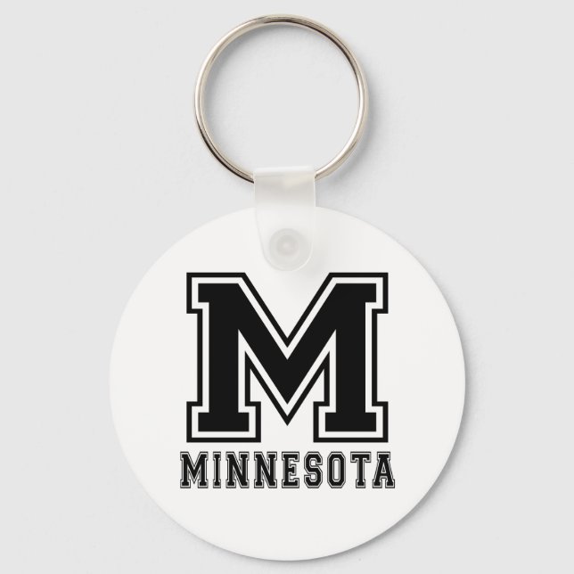 Minnesota State Designs Key Ring (Front)