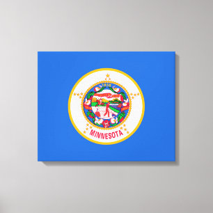 Minnesota State Flag Design Canvas Print