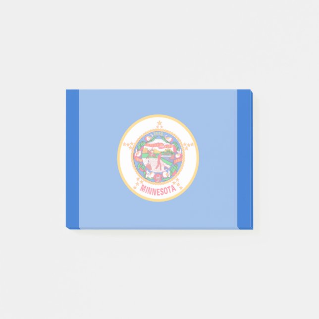 Minnesota State Flag Design Post-it Notes (Front)