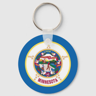 Minnesota State Flag Key Ring