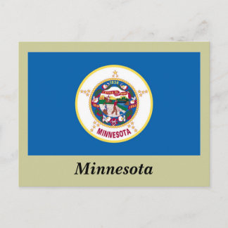 Minnesota State Flag Postcard