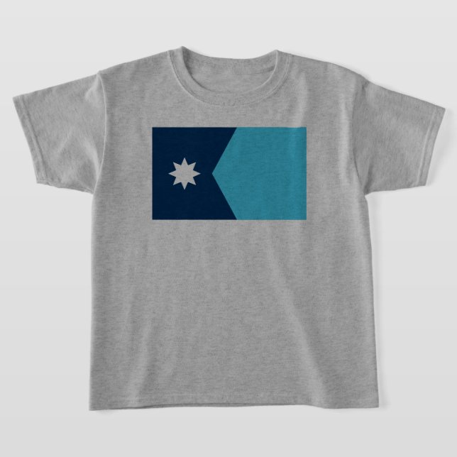 Minnesota State Flag T-Shirt (Laydown)