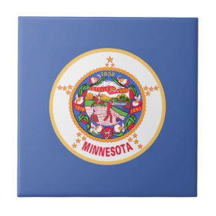 Minnesota State Flag Tile