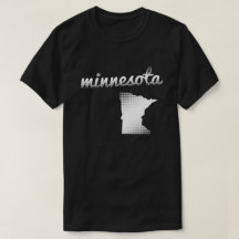 Minnesota state in white