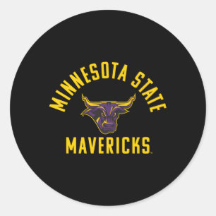 Minnesota State Kato Mavericks Large Classic Round Sticker