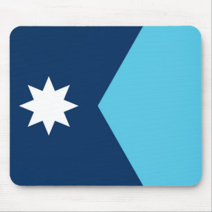 Minnesota state new flag symbol USA America Mouse Mat