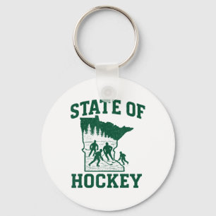 Minnesota - State Of Hockey _1 Key Ring