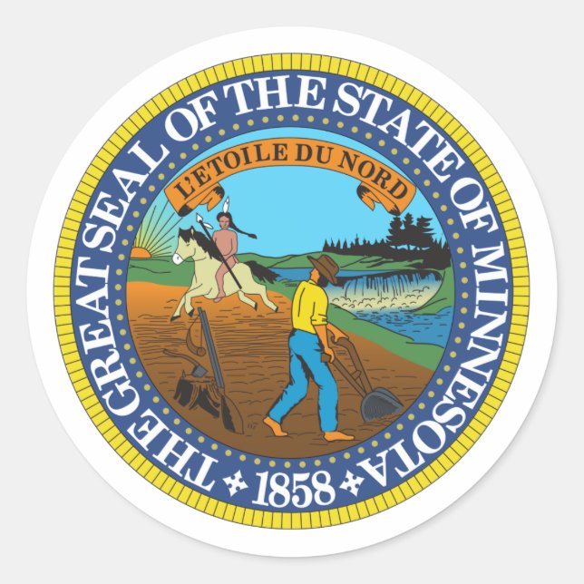 Minnesota State Seal - (Front)