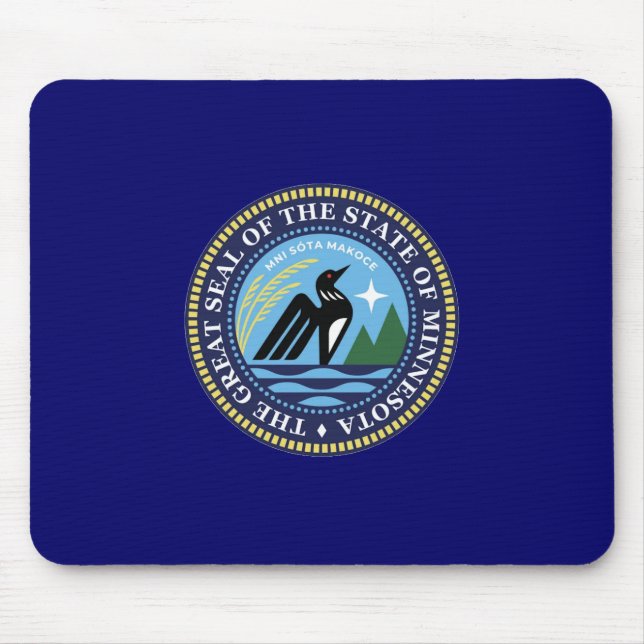 Minnesota State Seal 2024 Mouse Mat (Front)