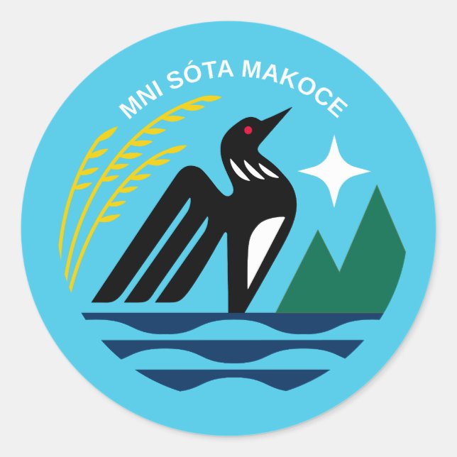 Minnesota State Seal and Bird (Front)