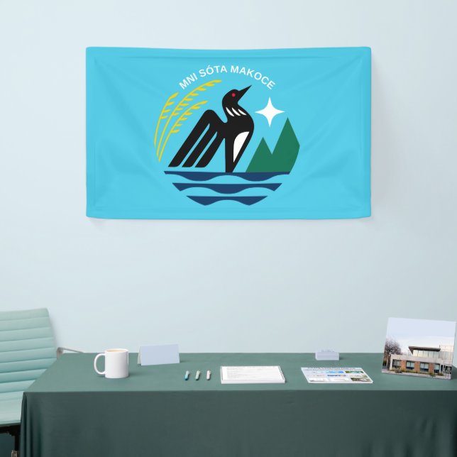 Minnesota State Seal Flag Banner (Tradeshow)