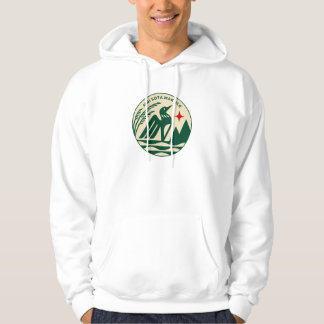 Minnesota State Seal in Wild Colours Hoodie