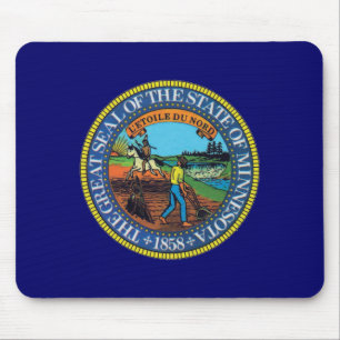 Minnesota State Seal Mouse Mat