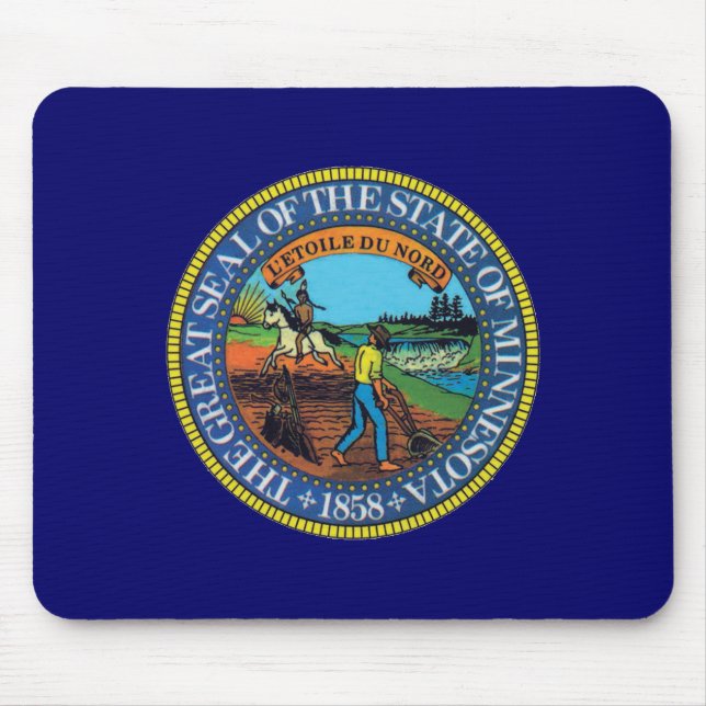 Minnesota State Seal Mouse Mat (Front)