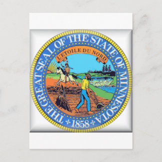 Minnesota State Seal Postcard