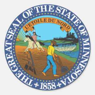 Minnesota State Seal Sticker