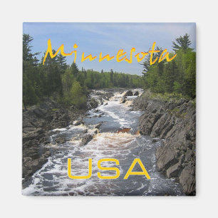 Minnesota State USA Travel Souvenir Fridge Magnet