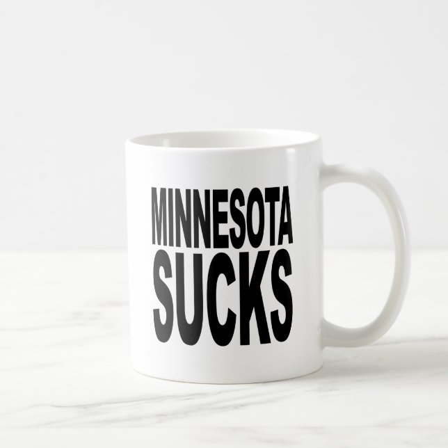 Minnesota Sucks Coffee Mug (Right)