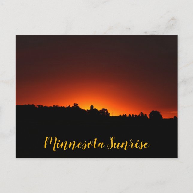 Minnesota Sunrise Postcard (Front)