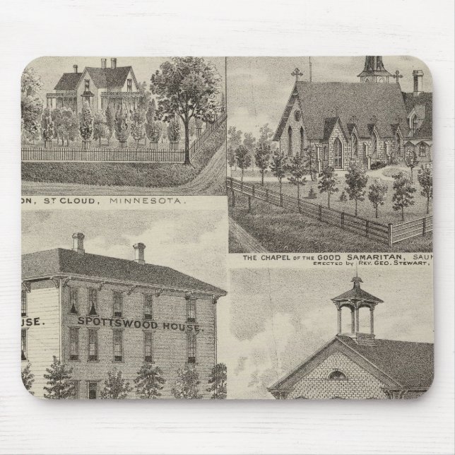 Minnesota Surroundings Mouse Mat (Front)