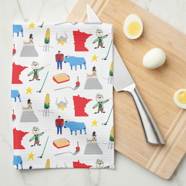 Minnesota Tea Towel (Quarter Fold)