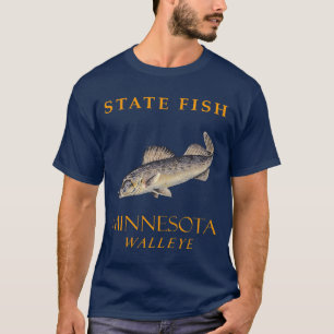 Minnesota Territory Fish The Walleye T-Shirt