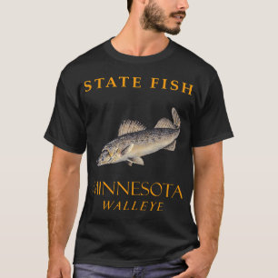 Minnesota Territory Fish The Walleye T-Shirt