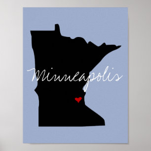 Minnesota Town Poster