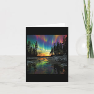 Minnesota Vacay Northern Lights Camping Hiking Sou Card