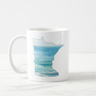 Minnesota Watercolor Lake Mug