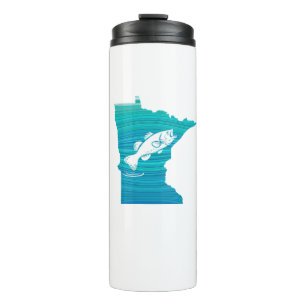 Minnesota Wave Fishing Thermal Tumbler