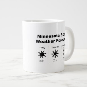 Minnesota Weather Forecast Large Coffee Mug