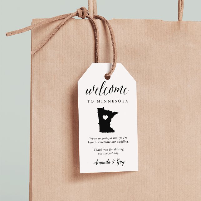 Minnesota Wedding Welcome Gift Tags (Creator Uploaded)