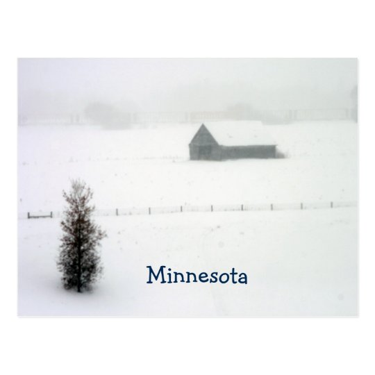Minnesota Winter Post Card