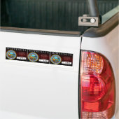 Minnesota Zombie Hunting Permit Bumper Sticker (On Truck)