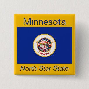 Minnesotan Flag Button