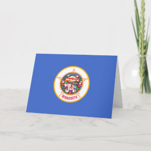 Minnesotan Flag, Flag of Minnesota Card