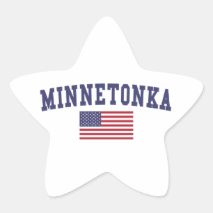 Minnetonka US Flag Star Sticker
